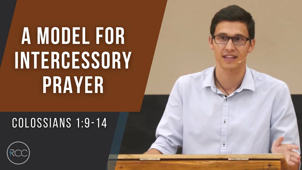 A Model for Intercessory Prayer Image