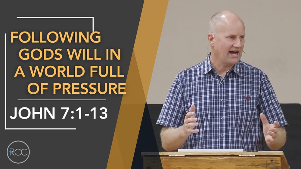 Following God's Will in a World Full of Pressure Image