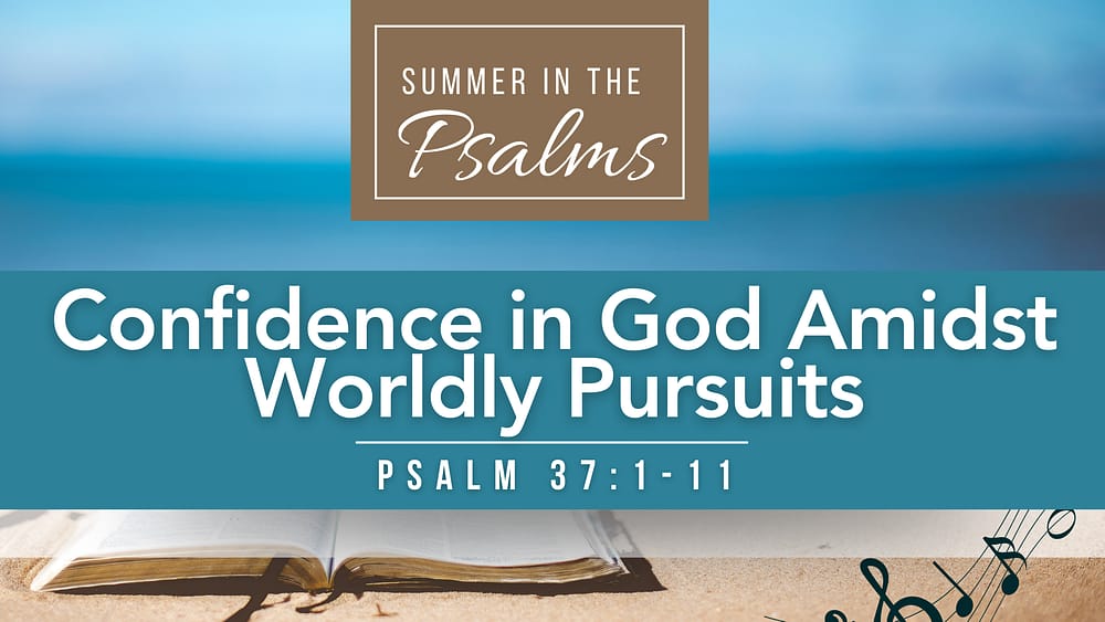 Confidence in God Amidst Worldly Pursuits Image