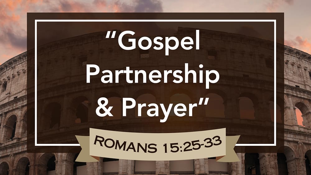 Gospel Partnership & Prayer