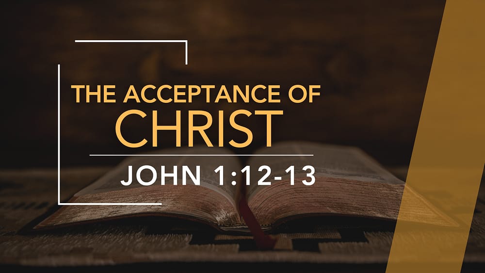 The Acceptance of Christ Image