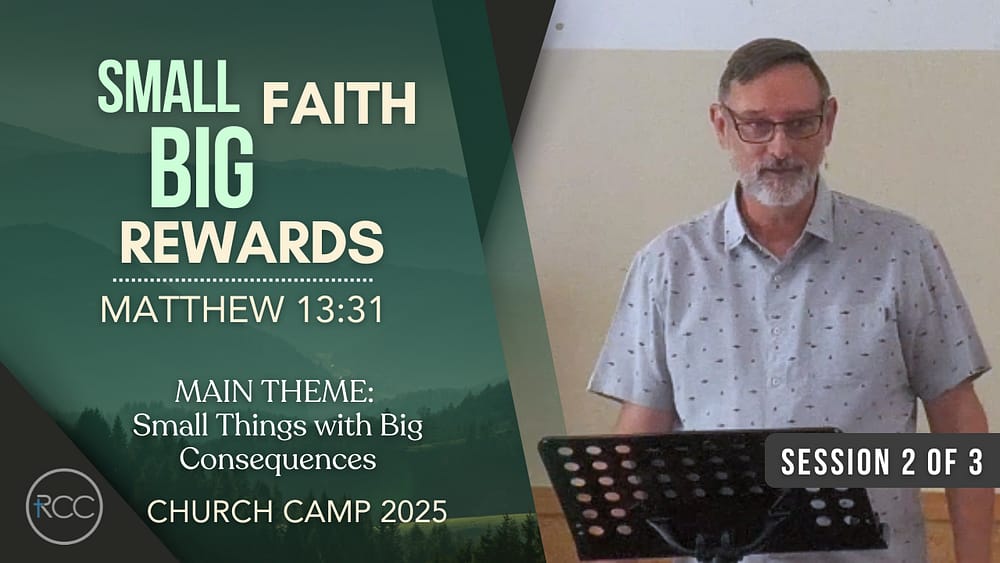 Small Faith - Big Rewards Image